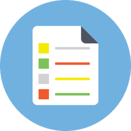 Agenda List  Icon