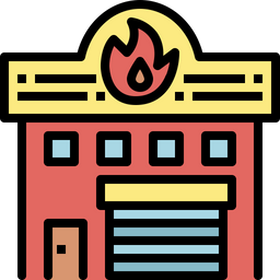 Fire Station  Icon