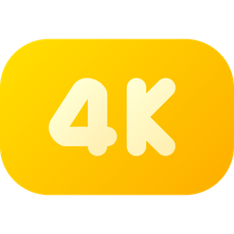 4 K Definition  Icon