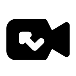 Verpasster Videoanruf  Symbol