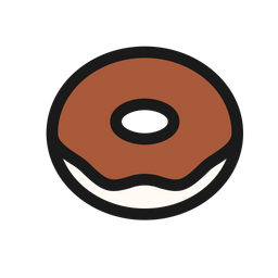 Kaffee Donut  Symbol