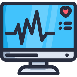 Análisis del monitor de ECG  Icono