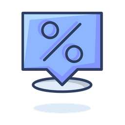 Discount Message  Icon