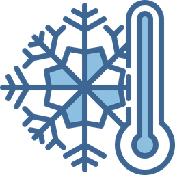 Kühles Thermometer  Symbol