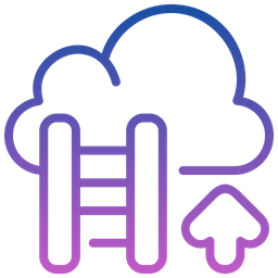 Cloud Ladder  Icon