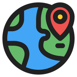 Global Location  Icon