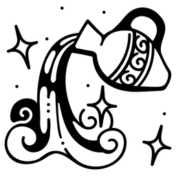 Wassermann Topf  Symbol