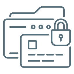 Proteção de cartão  Ícone