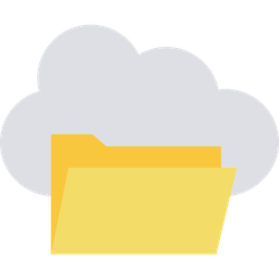 Cloud Folder  Icon