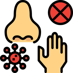 Avoid Touching Nose  Icon