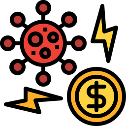 Coronavirus Economy  Icon