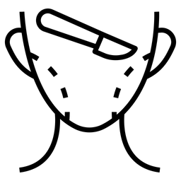 Gesichtschirurgie  Symbol