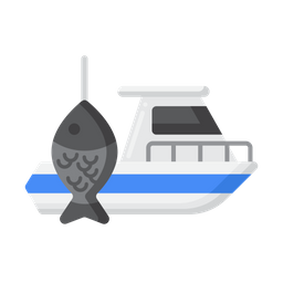 Boat Fishing  Icon