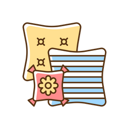 Decorative pillows  Icon