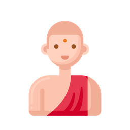 Buddhist Man  Icon