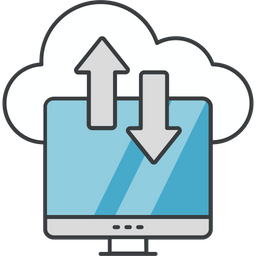 Cloud Data  Icon