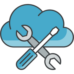 Cloud Maintenance  Icon