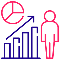 Crescimento do empresário  Ícone