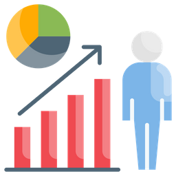 Crescimento do empresário  Ícone