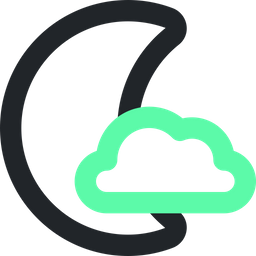 Cloudy Night  Icon