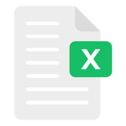 Excel File  Icon