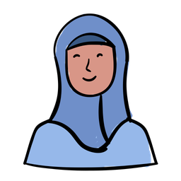 이슬람 여성 히잡 여성 여성 아이콘