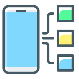 Mobile Hierarchy  Icon