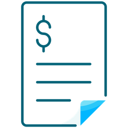 Invoice Document  Icon