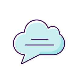 Chat Cloud  Icon