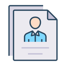 Employee Resume  Icon