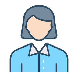 Female Employee  Icon