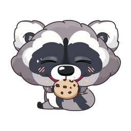 Cute Raccoon  Icon