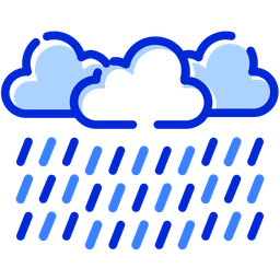 Raining Rain Clouds Icon