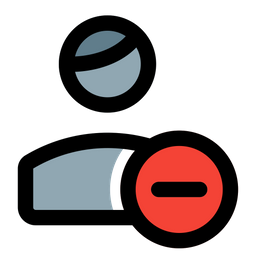 Remove User  Icon