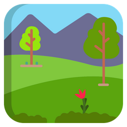 Hill Landscape  Icon