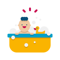 Babybadewanne  Symbol