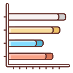 Gráfico de barras  Ícone