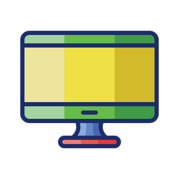 Computer Monitor  Icon