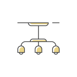 Lâmpada pendurada  Ícone