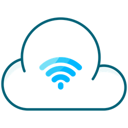 Cloud Wifi  Icon