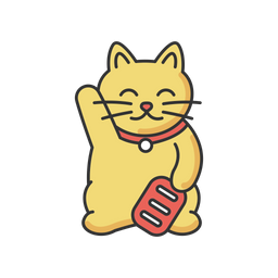 Ouro maneki neko  Ícone