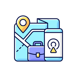 Employee Gps Tracking  Icon