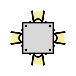 Around Lighting  Icon