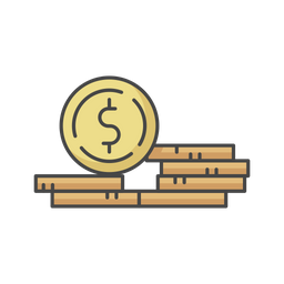 Dollar Coins  Icon