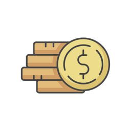 Dollar Coin  Icon