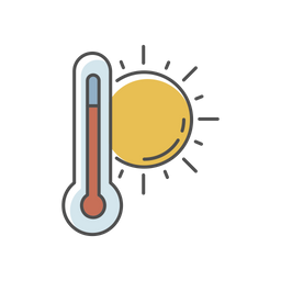 Clima quente  Ícone