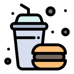 Burger And Drink  Icon