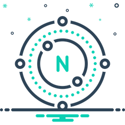 Nitrogen Gas  Icon