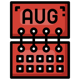 August Month  Icon