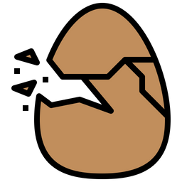 Egg Cracked  Icon